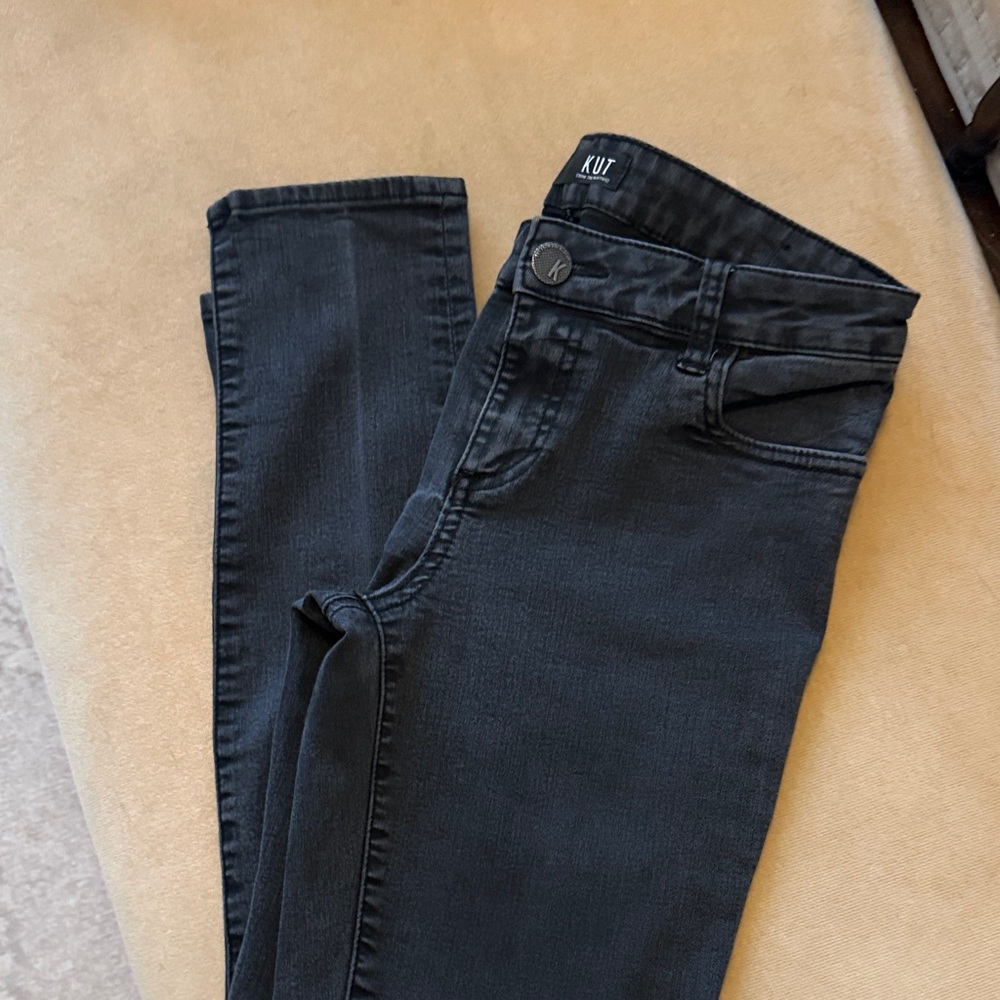 Kut from the Kloth Women's Dark Gray Skinny Jeans